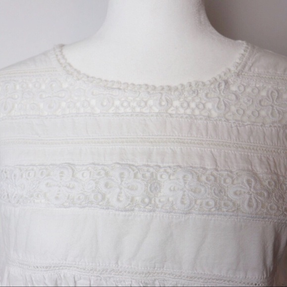 Eri + Ali White Anthropology Blouse - Picture 4 of 5